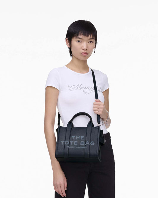 The Leather Small Tote Bag Blue Sea