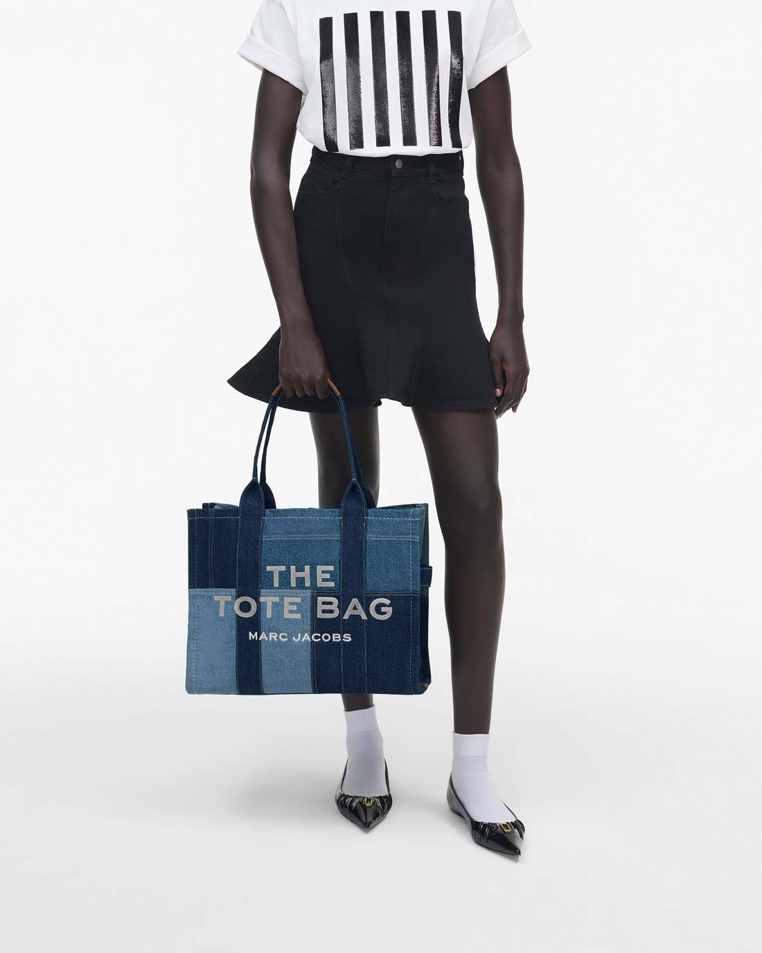 The Denim Large Tote Bag Blue Denim