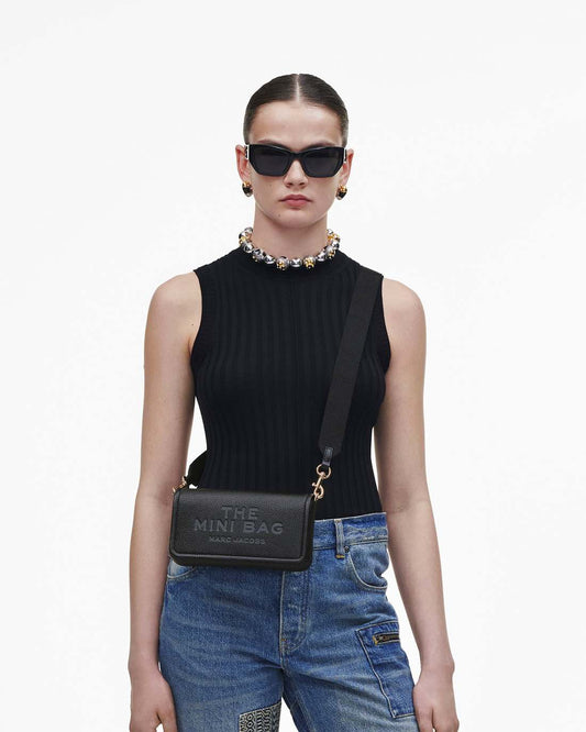 The Leather Mini Bag Black