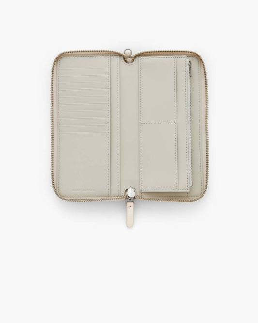 The Leather Continental Wallet Cotton