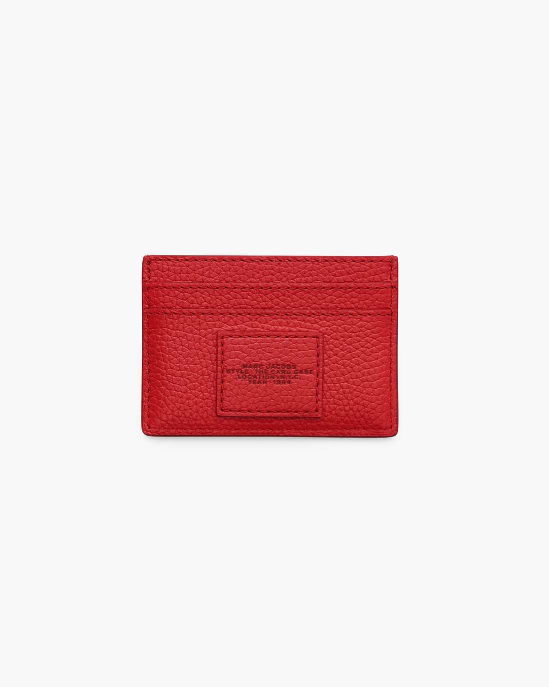 The Leather Card Case True Red