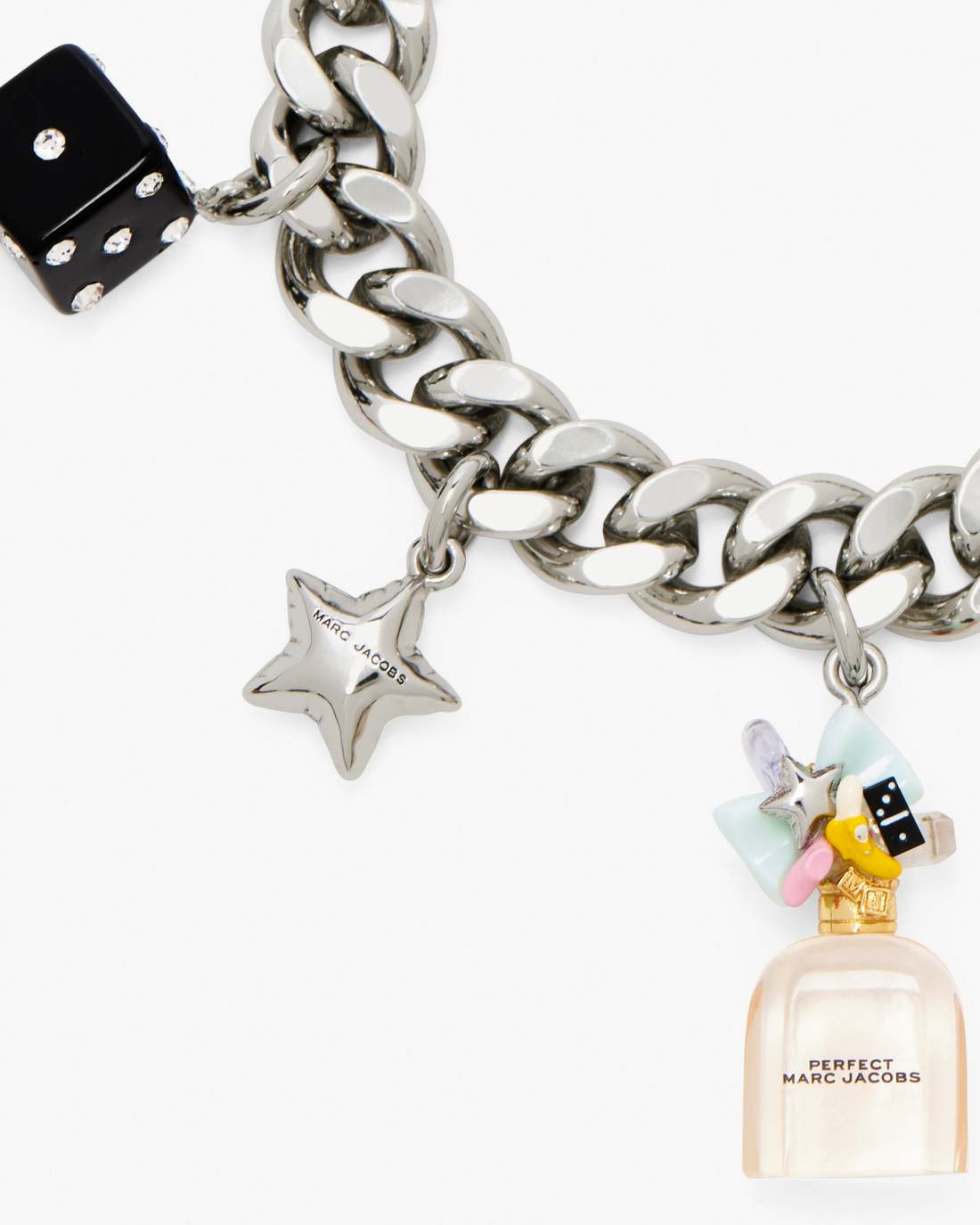 Perfect Charm Bracelet Silver/Pink Multi