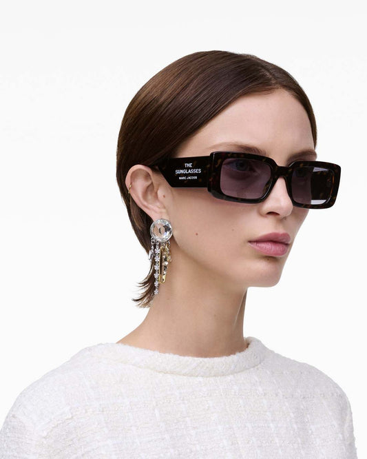 The Rectangle Sunglasses Havana