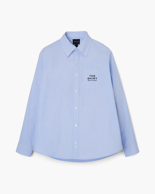 THE STRIPED SHIRT Sky Blue