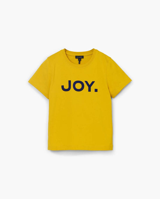 Joy. Slim Tee Joy Yellow