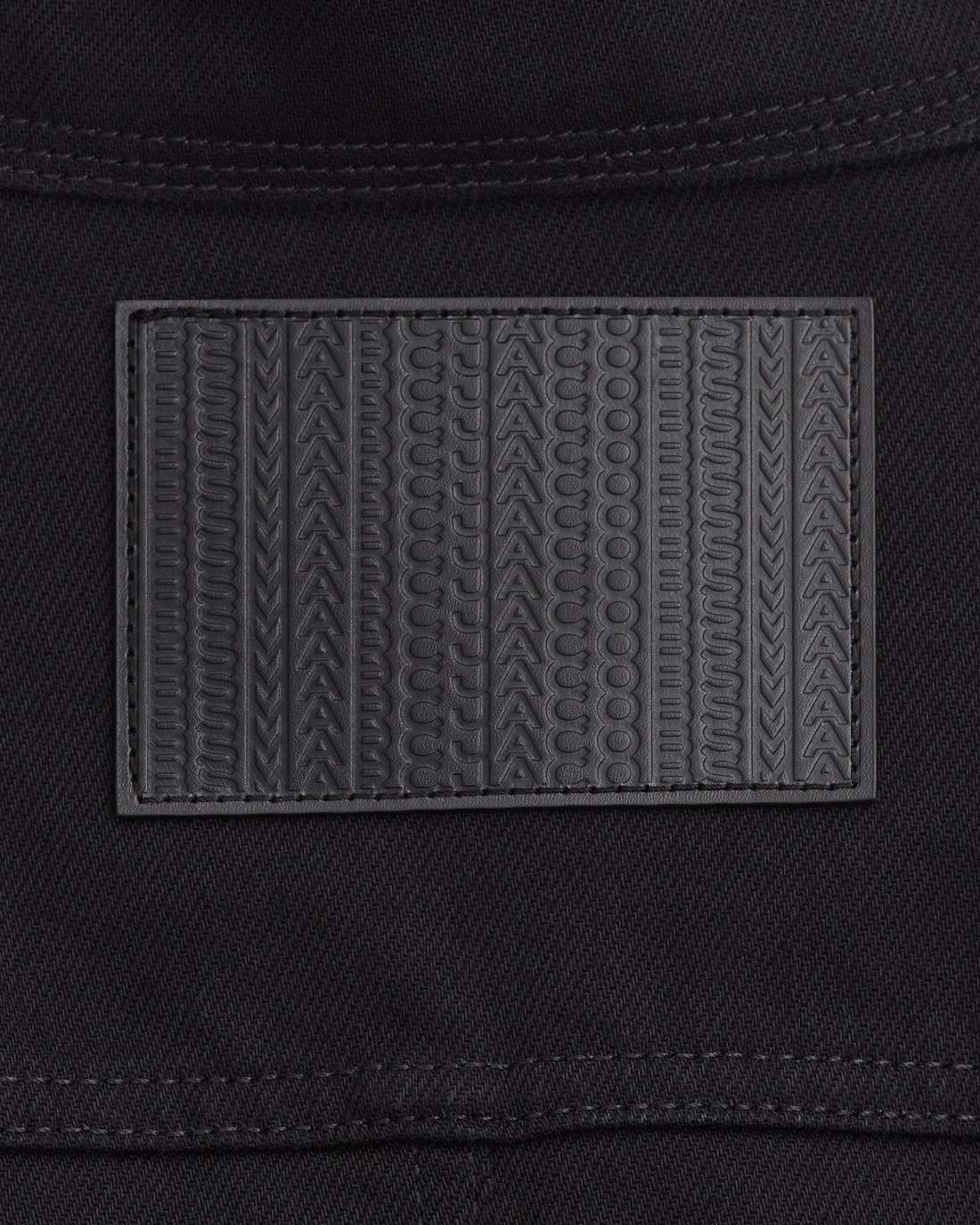 The Fluted Denim Jacket Black