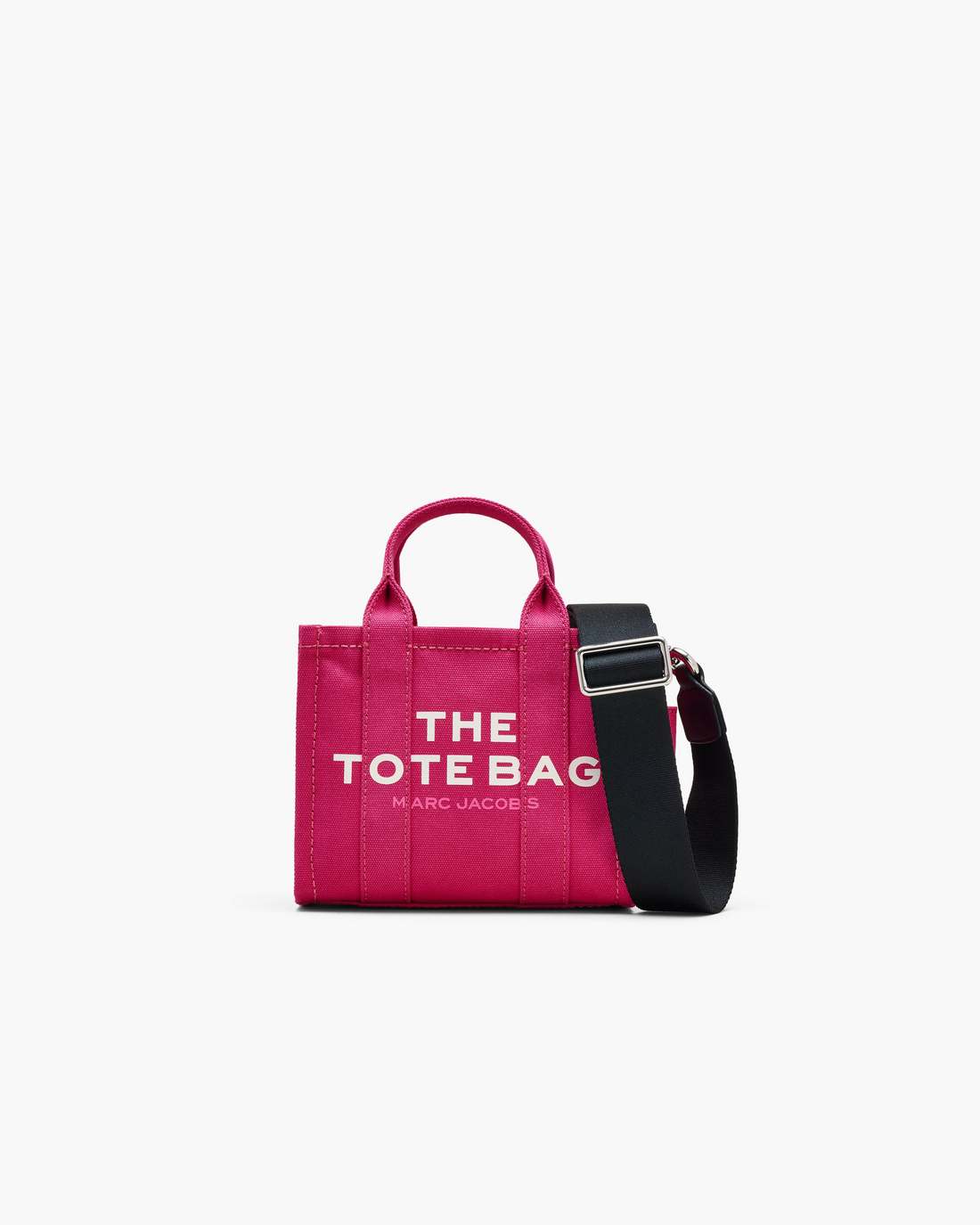 The Canvas Crossbody Tote Bag Raspberry Pink