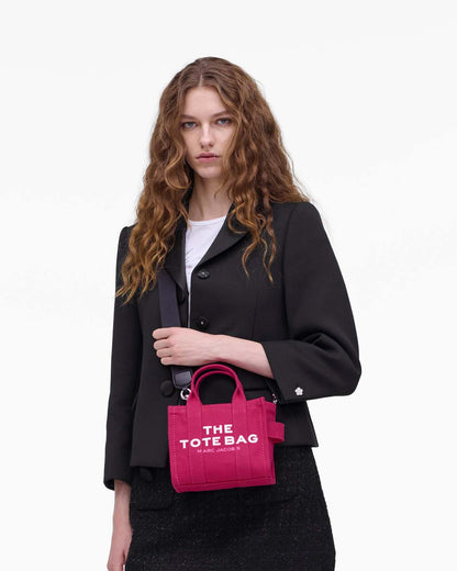 The Canvas Crossbody Tote Bag Raspberry Pink