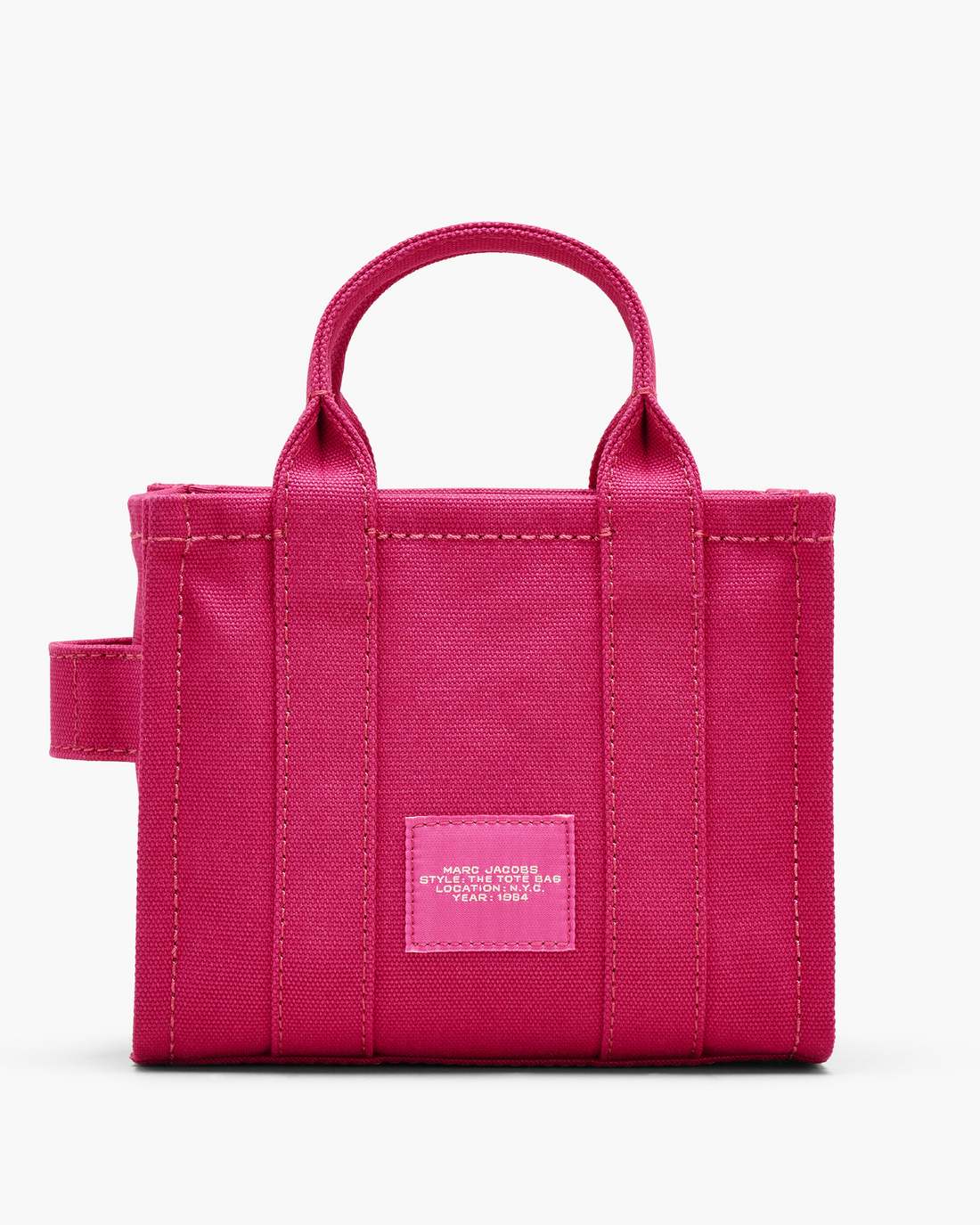 The Canvas Crossbody Tote Bag Raspberry Pink