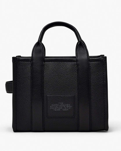 The Leather Small Tote Bag Black