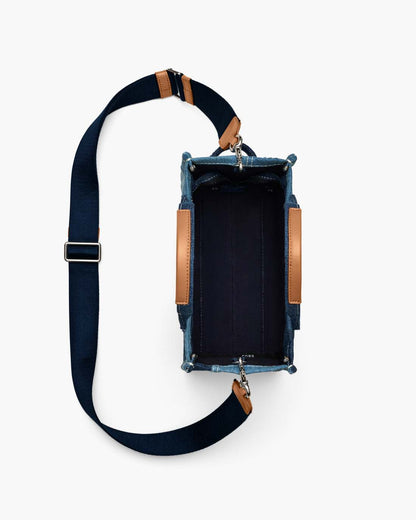 The Denim Small Tote Bag Blue Denim