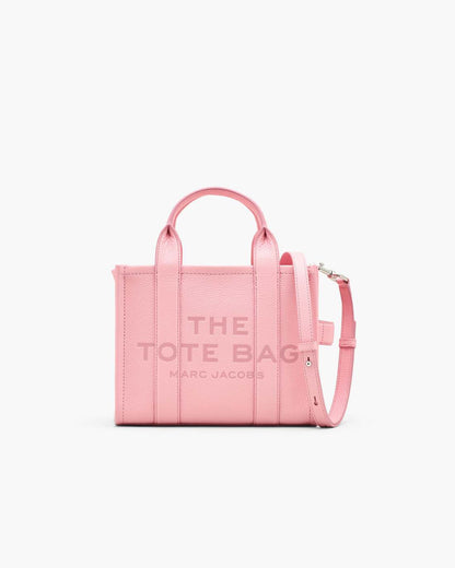 The Leather Small Tote Bag Ribbon Pink