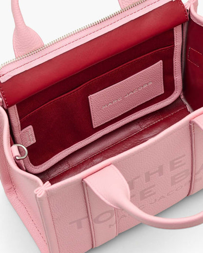 The Leather Small Tote Bag Ribbon Pink