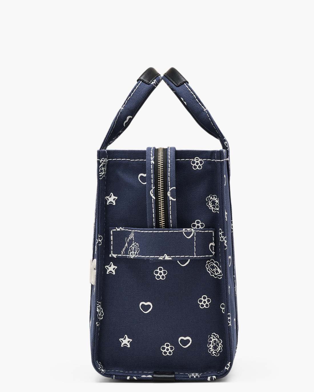 The Bandana Canvas Medium Tote Bag Navy Multi