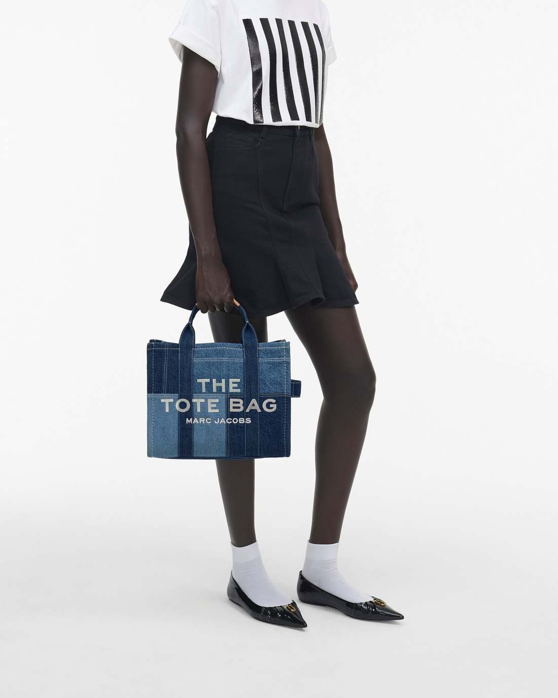 The Denim Medium Tote Bag Blue Denim
