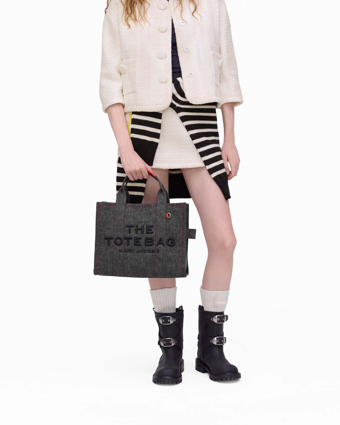 The Year Of The Horse Canvas Medium Tote Bag Black Multi