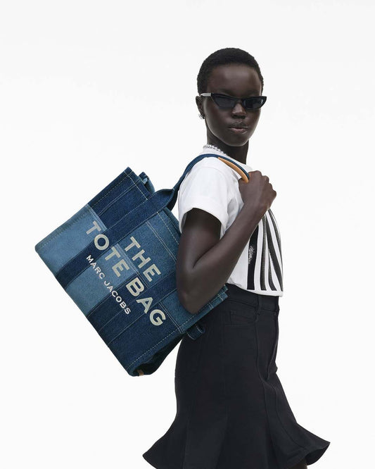 The Denim Large Tote Bag Blue Denim