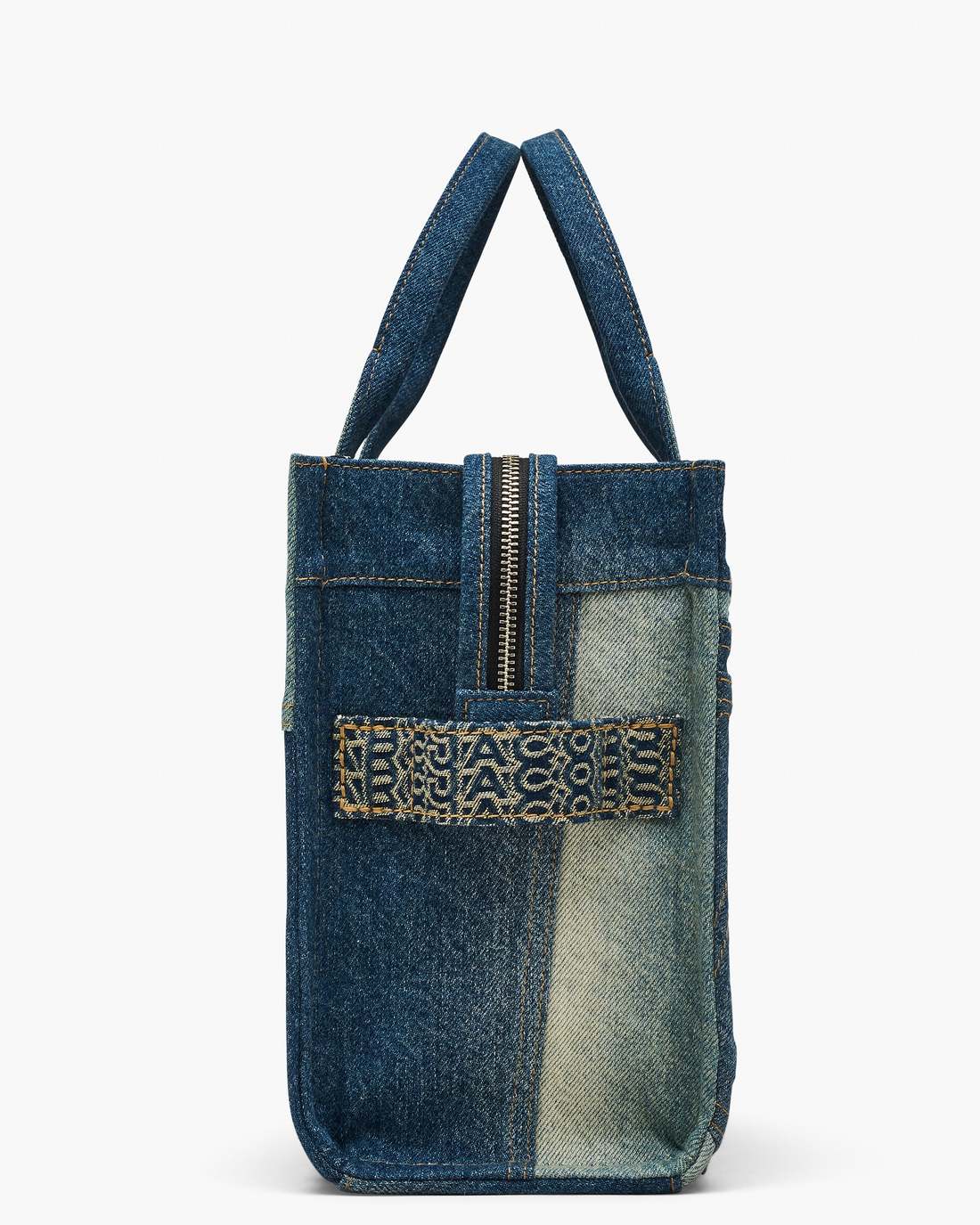 The Deconstructed Denim Medium Tote Bag Indigo Multi