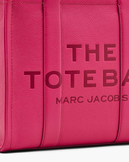 The Leather Medium Tote Bag Raspberry Pink