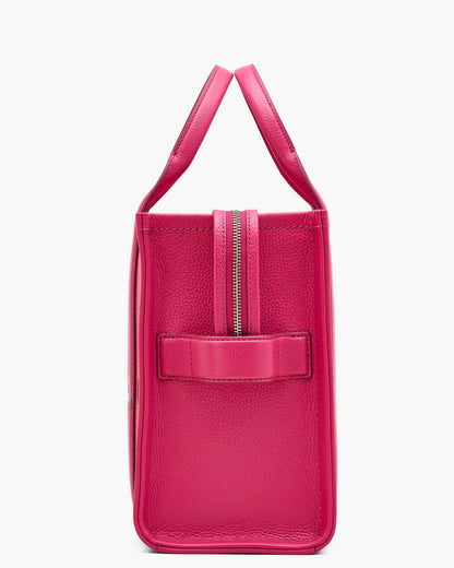 The Leather Medium Tote Bag Raspberry Pink