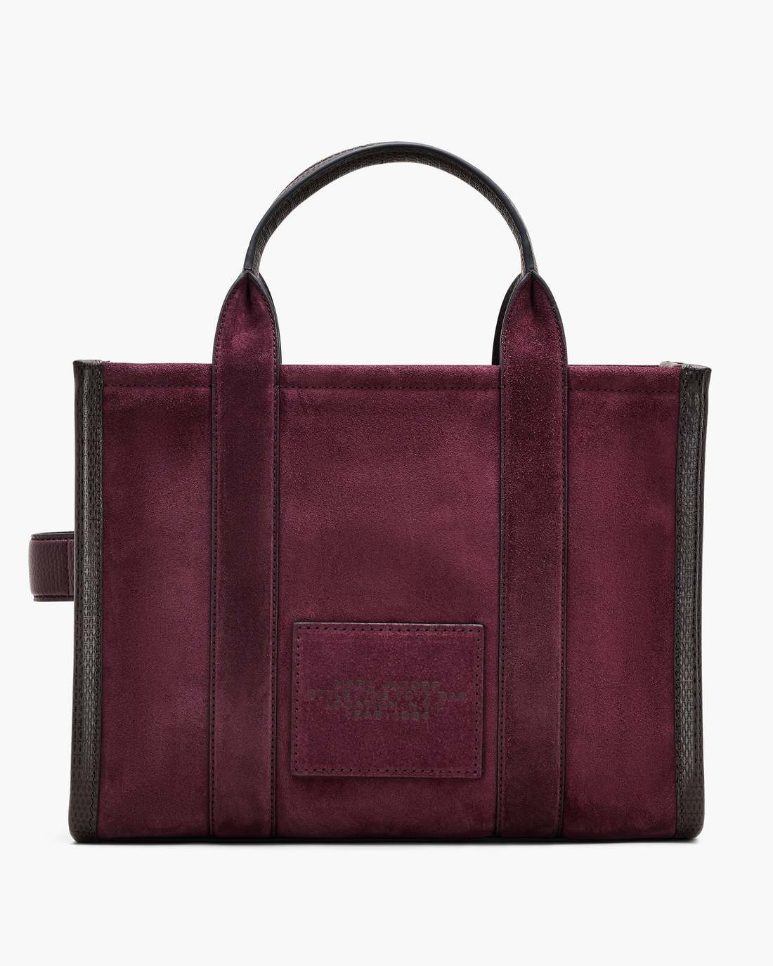 The Suede Medium Tote Bag Dark Plum