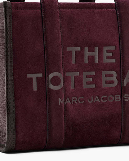 The Suede Medium Tote Bag Dark Plum