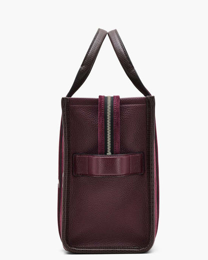 The Suede Medium Tote Bag Dark Plum