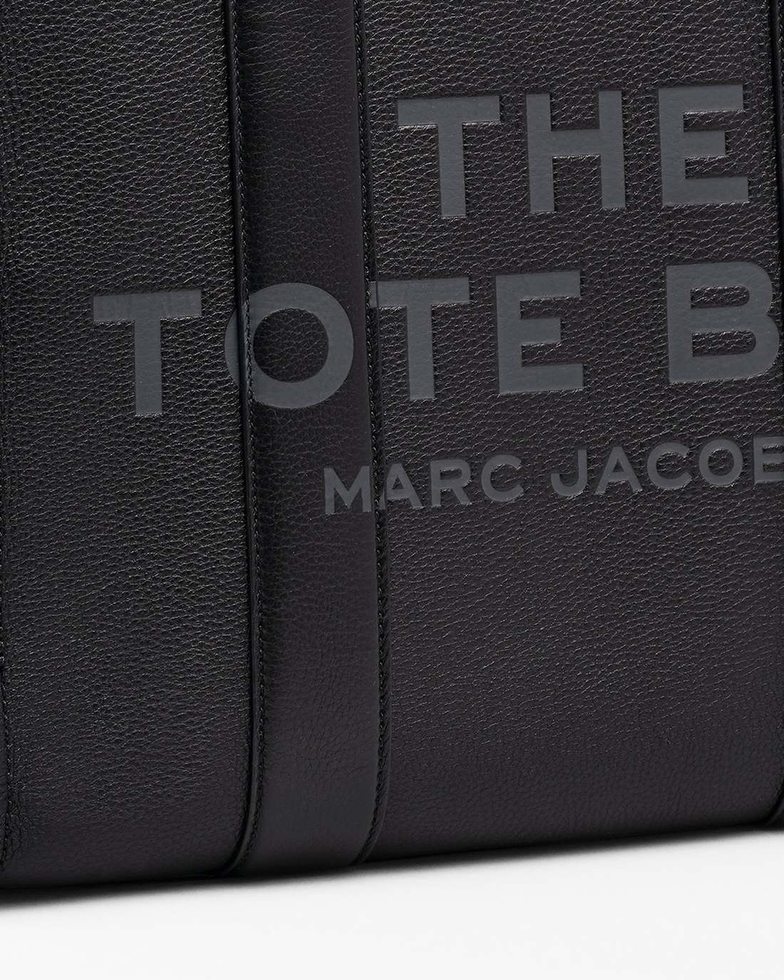 The Leather Large Tote Bag Black