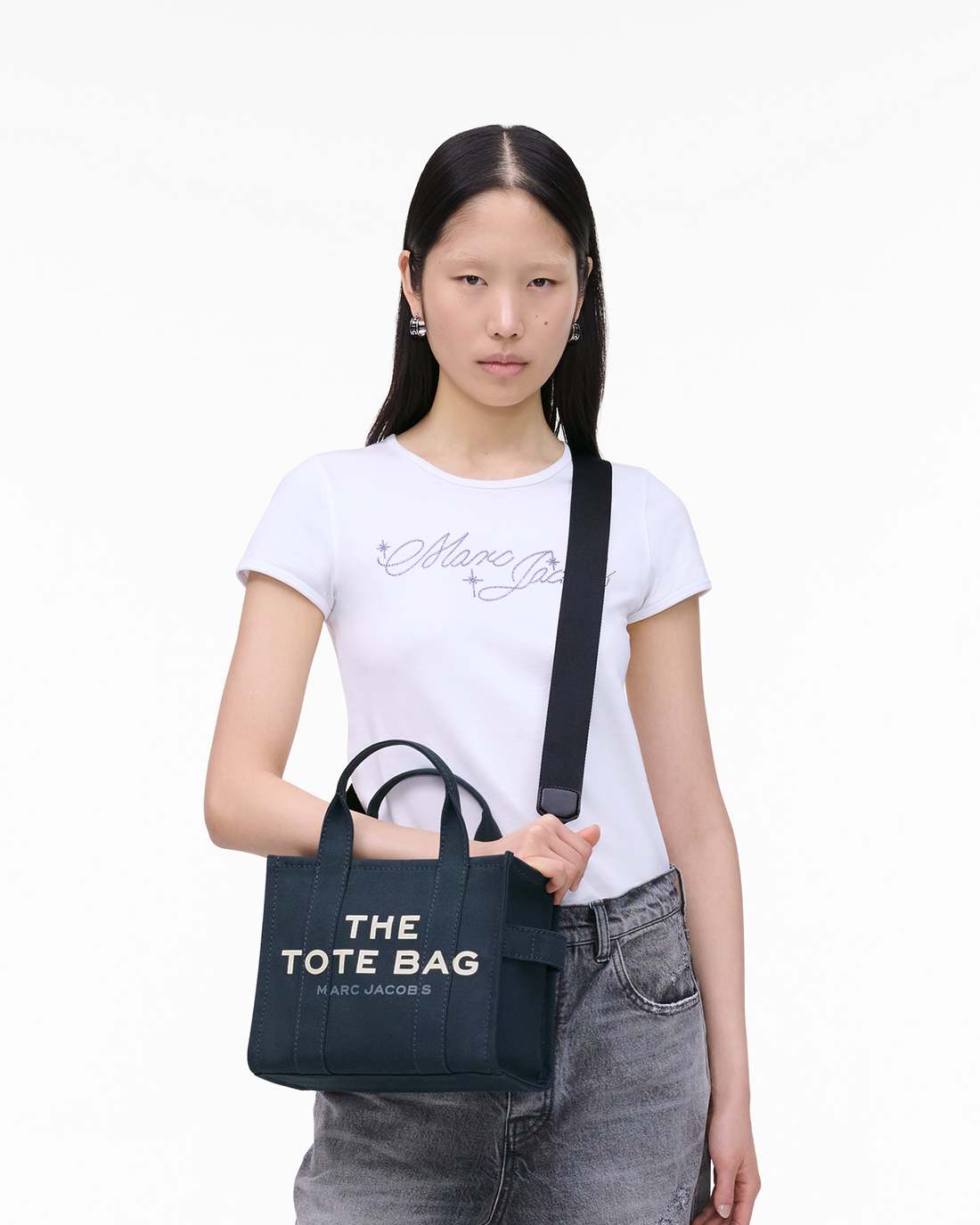 The Canvas Small Tote Bag Blue Sea