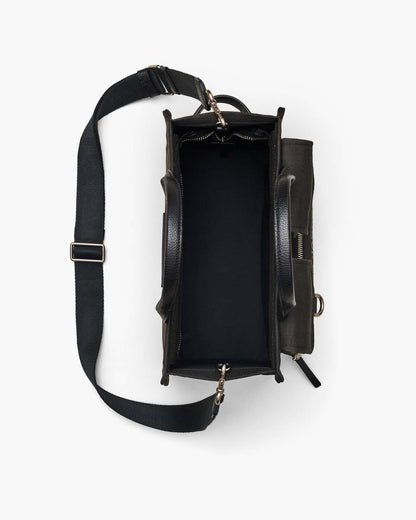The Cargo Canvas Medium Tote Bag Black