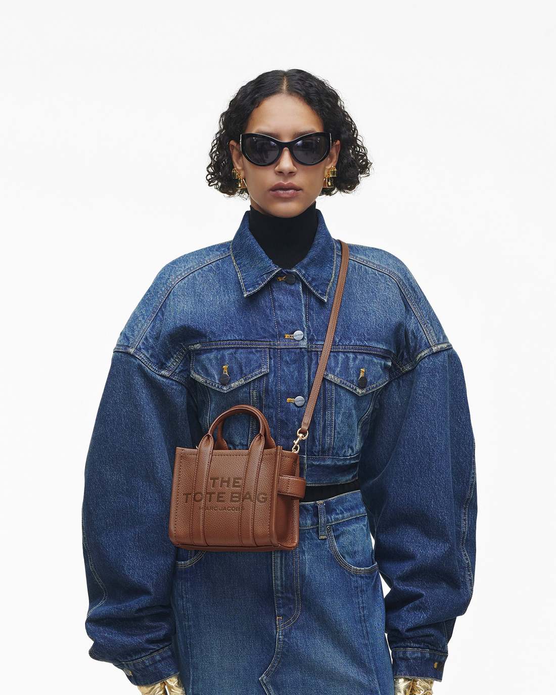 The Leather Crossbody Tote Bag Argan Oil