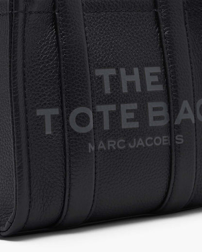 The Leather Crossbody Tote Bag Black
