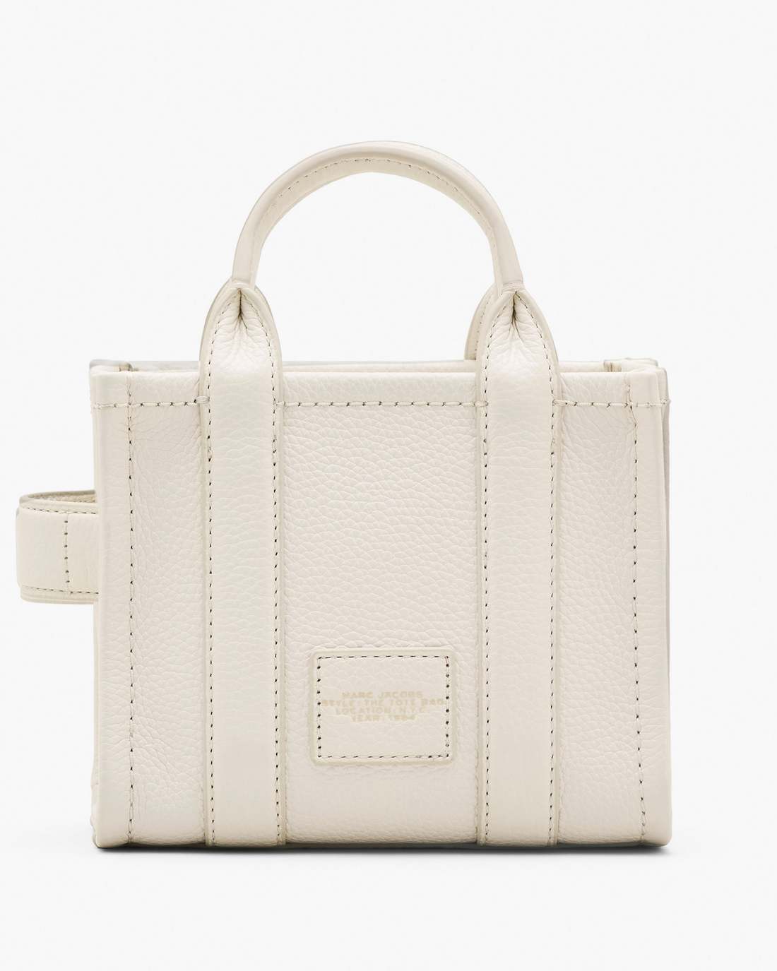 The Leather Crossbody Tote Bag Cotton/Silver
