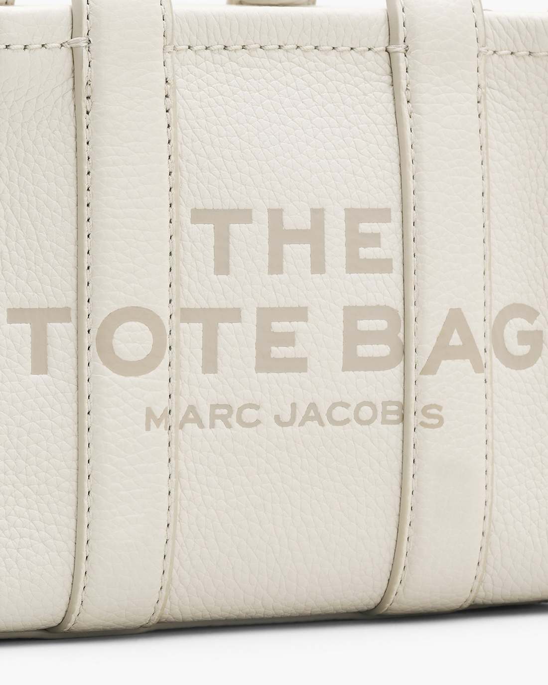 The Leather Crossbody Tote Bag Cotton/Silver