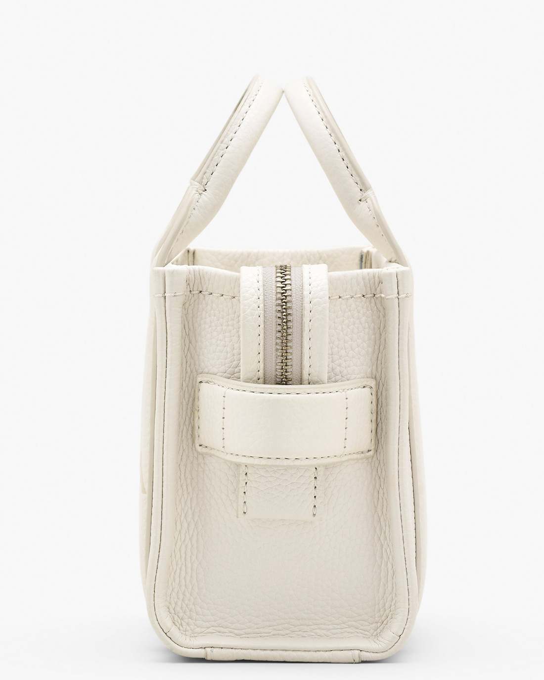 The Leather Crossbody Tote Bag Cotton/Silver