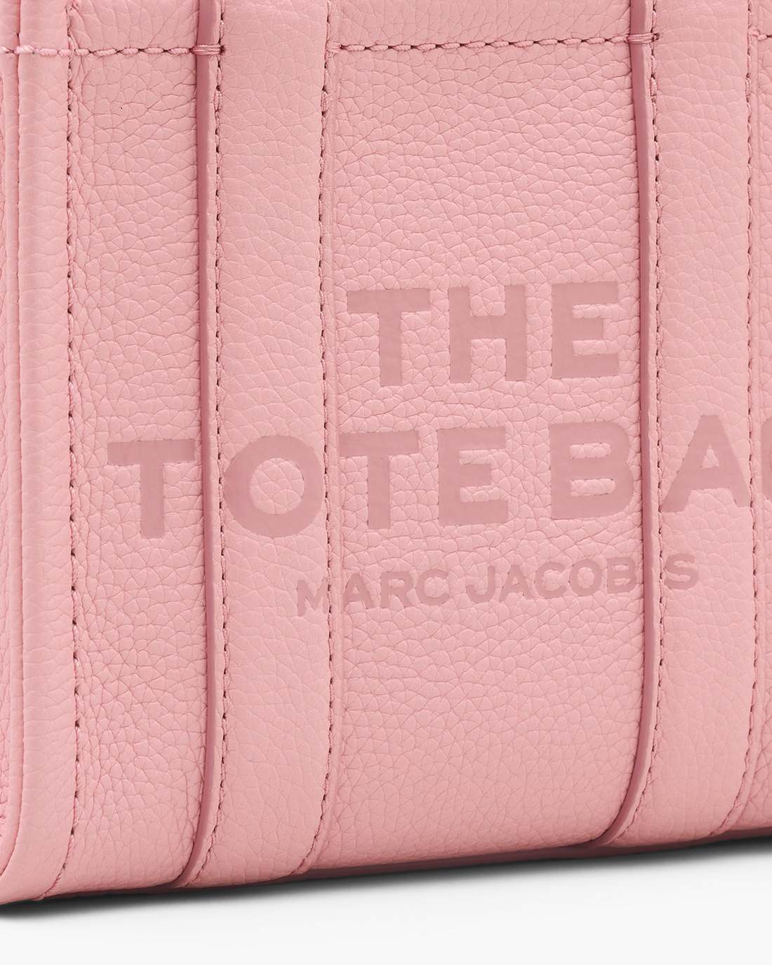 The Leather Crossbody Tote Bag Ribbon Pink