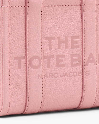 The Leather Crossbody Tote Bag Ribbon Pink