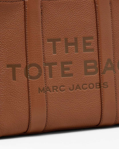 The Leather Medium Tote Bag Argan Oil