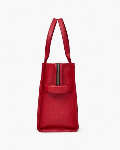 The Leather Large Tote Bag True Red