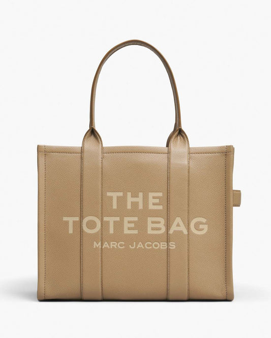 The Leather Large Tote Bag Camel