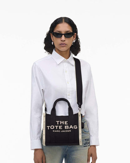 The Jacquard Small Tote Bag Black