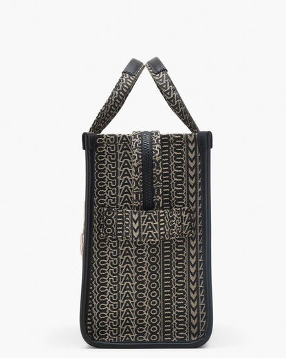 The Monogram Jacquard Medium Tote Bag Beige Multi