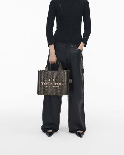 The Monogram Jacquard Medium Tote Bag Beige Multi