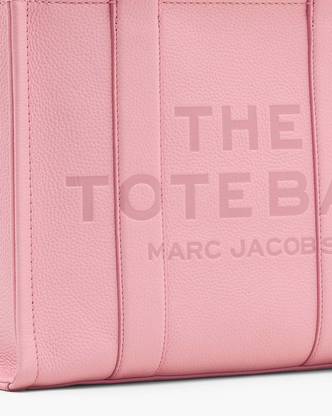 The Leather Medium Tote Bag Ribbon Pink