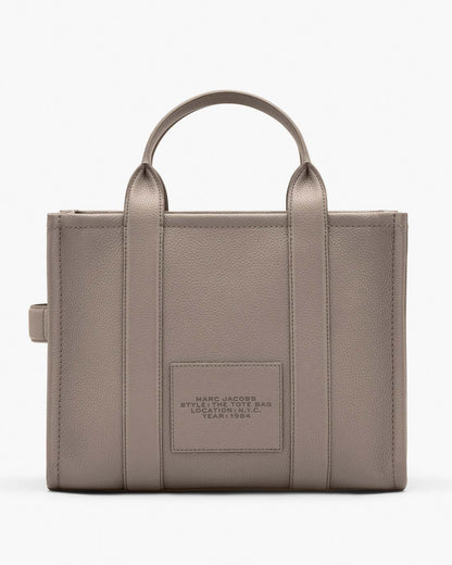 The Leather Medium Tote Bag Cement