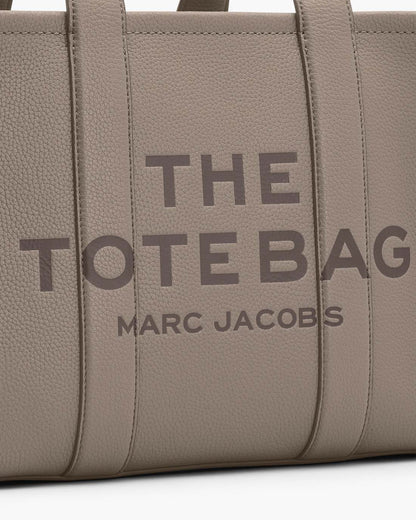 The Leather Medium Tote Bag Cement