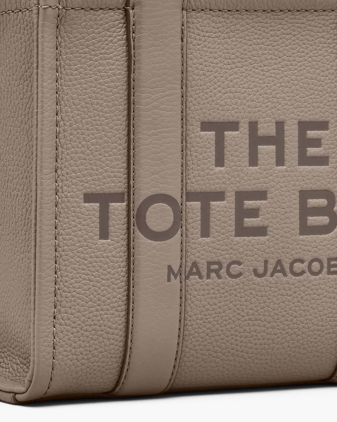 The Leather Small Tote Bag Cement