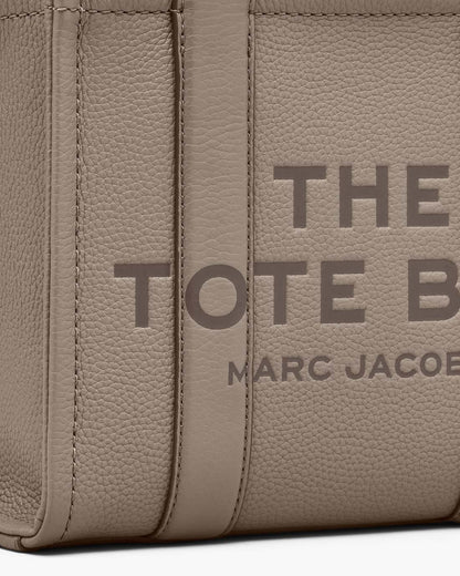 The Leather Small Tote Bag Cement