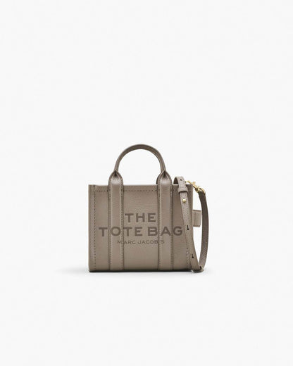 The Leather Crossbody Tote Bag Cement