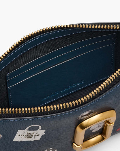 The Trinket Snapshot Convertible Shoulder Bag Navy Multi